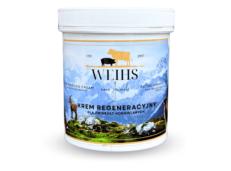 Regenerujący krem do racic Weihs Animals, przeznaczony dla zwierząt hodowlanych, regenerujący