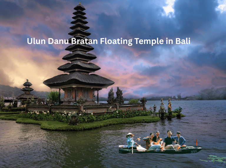 "floating temple" in Bali is Ulun Danu Bratan Temple