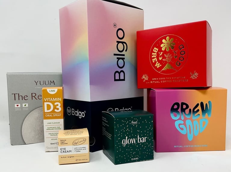 a variety of beauty products including body care products