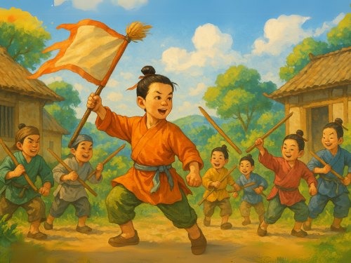 Đinh Bộ Lĩnh cờ lau tập trận