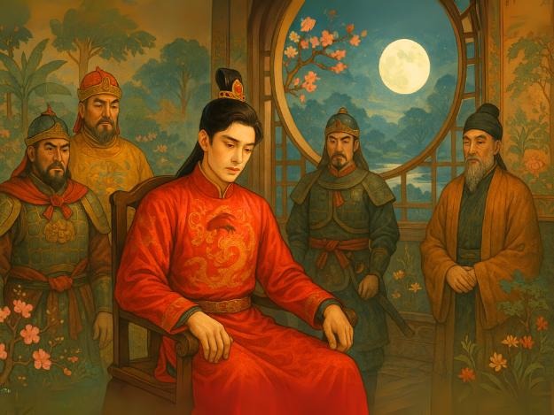 Đinh Liễn Trầm Tư Trong Điện