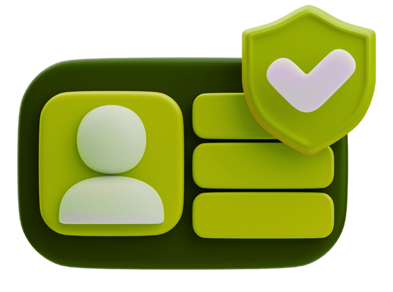 Contact 3D element for SEO and web design services