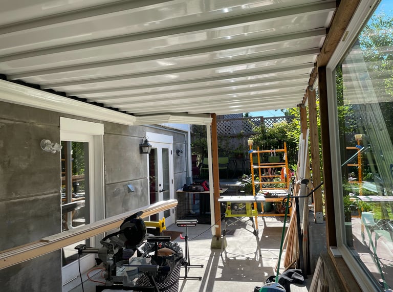 Seattle, WA Exterior Remodel. Improving a unused space that now offers a new area for entertaining!