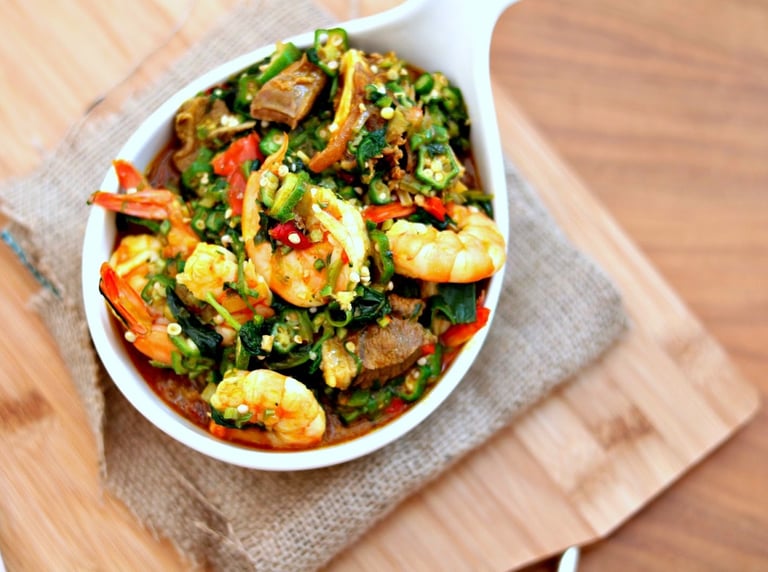 nigerian food in doha-seafood okoro