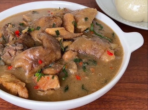 nigerian food in doha- nsala soup