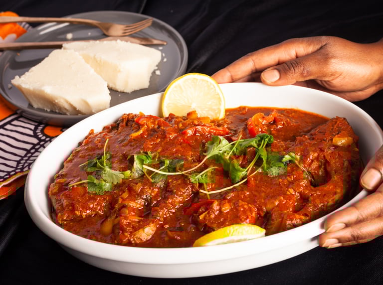 uu kitchen fish stew and ugali