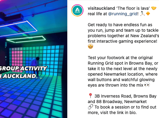 Running Grid Visit Auckland
