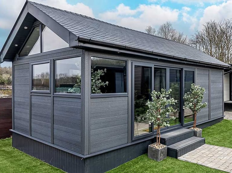 Composite-wood-building-used-for-golf-simulator