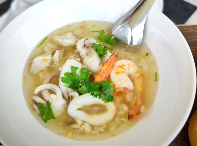 Searise อาหารเช้าบางแสน ข้าวต้มทะเล