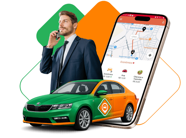 Licenciado APKTEM gerenciando aplicativo de mobilidade urbana em sua cidade.