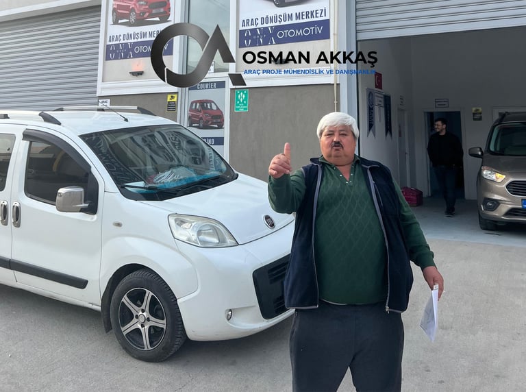 fiorino otomobile dönüşüm kamyonetten otomobile çevirme osman akkaş onx grup otomotiv