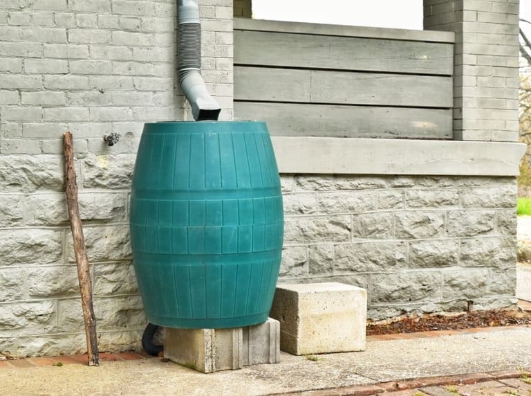 off-the-grid water filtering method illustration
