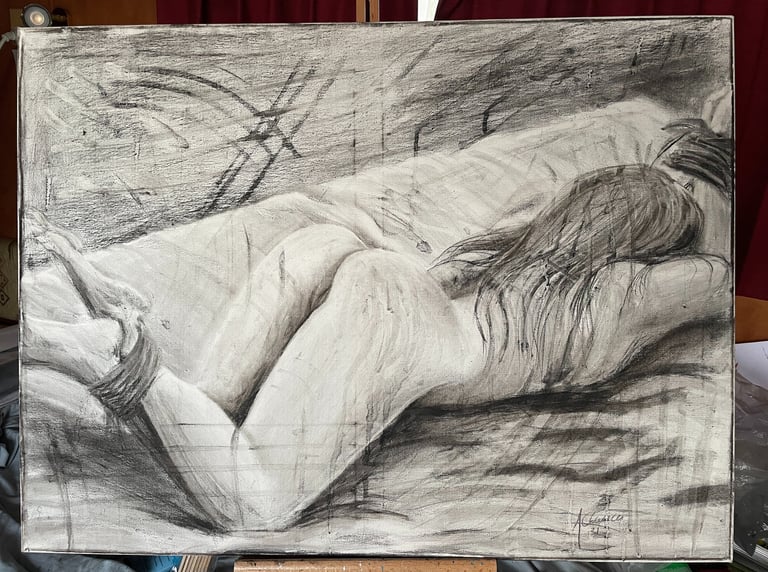 original art by cairns artist adam clancy