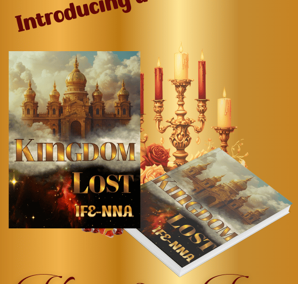 A display of the new book 'Kingdom Lost'.
