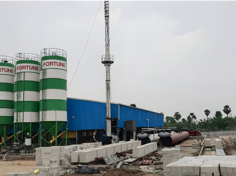 AAC Block Making Machine Manufacturer in India – Fortune Engineering Works