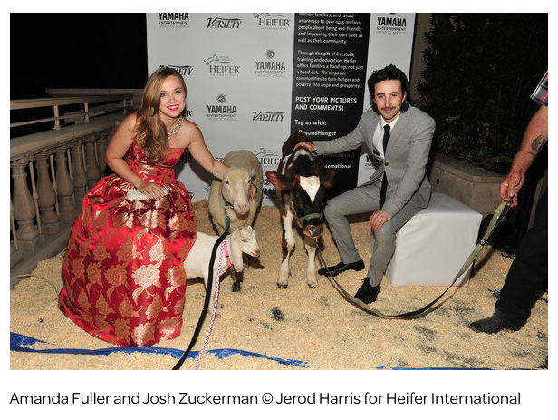 Amanda Fuller and Josh Zuckerman © Jerod Harris for Heifer International