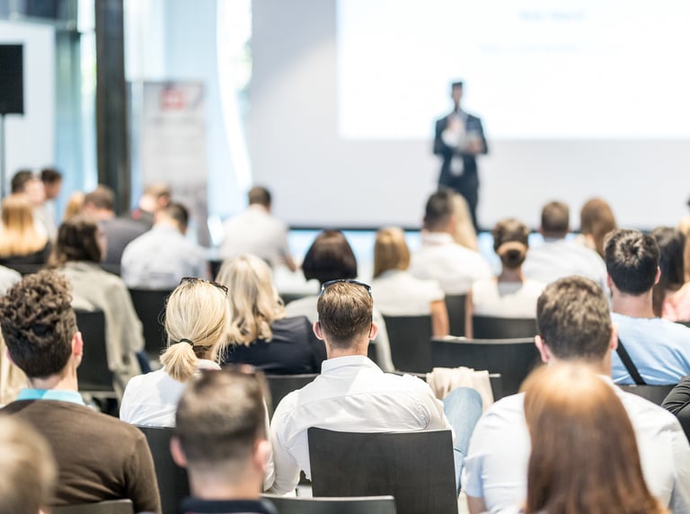 Symbolbild Vortrag (nicht ich)