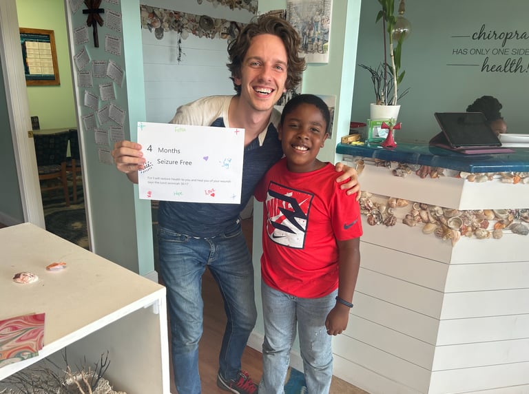 Chiropractor celebrates huge wins with less anxiety and improved grades at school in Franklin TN