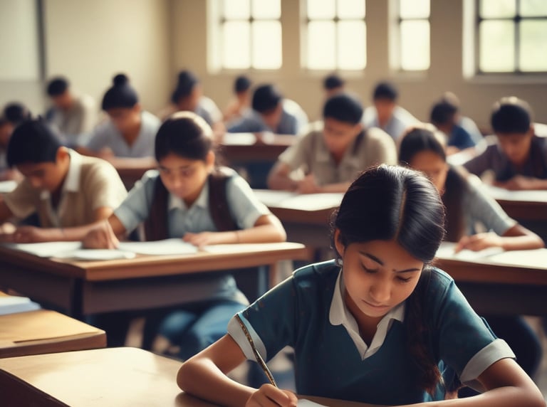 A warm, inviting workspace with a student and mentor discussing plans over a laptop.