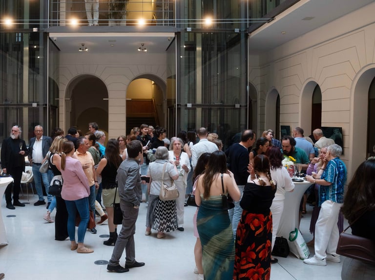 Papp Anita exhibition opening