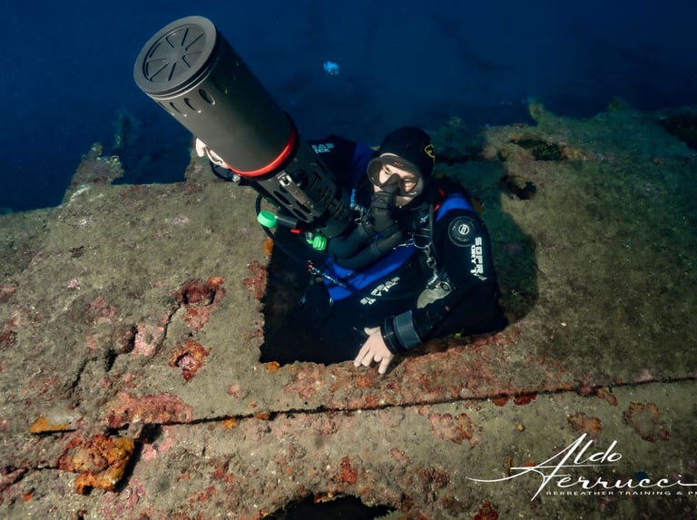 formation recycleur T-REB avec atxdiving et aldo ferruccialdo