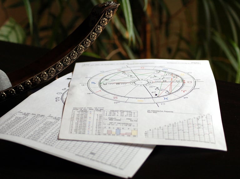 symbolic representation of the natal chart