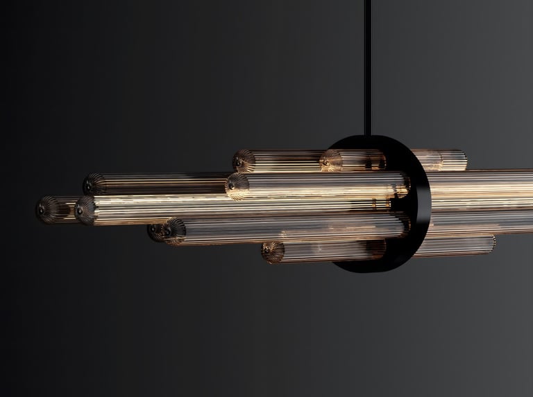 modélisation de lustre sur mesure tributo moss series