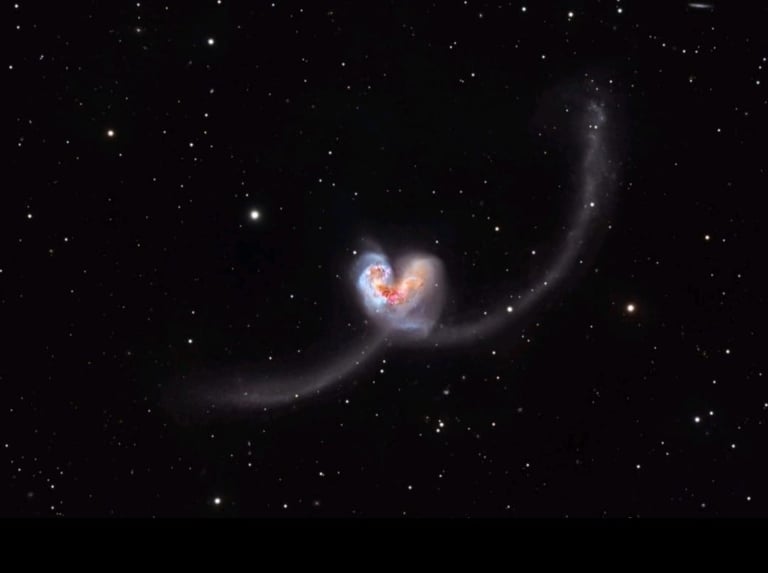 Le Galassie Antenna foto scattata dall'amico Gian Lorenzo Ferretti