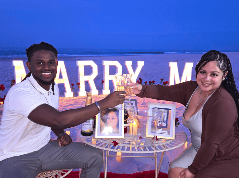 beach marriage engagement florida