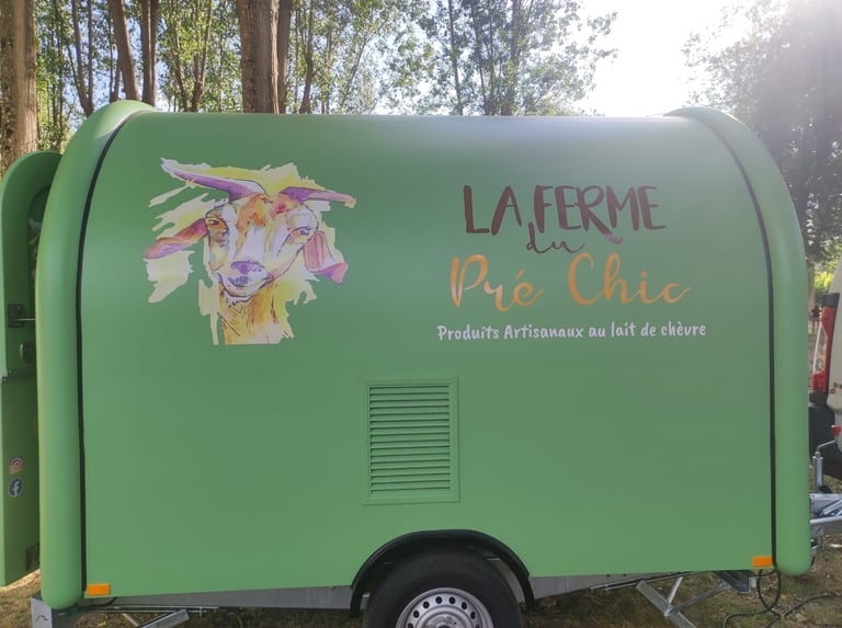 notre roulotte la ferme du pré chic