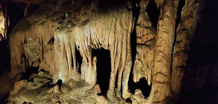 Chattanooga, TN - the growing stalagmites & stalactites at Raccoon Mountain Caverns