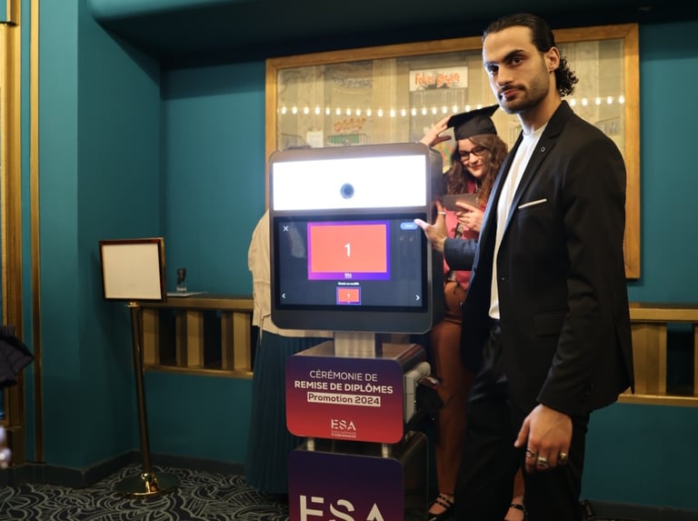 photobooth haut de gamme avec opérateur sur place