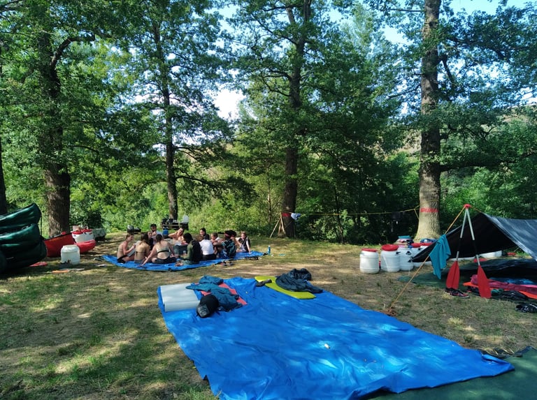 séjour aventure mini camps nature bivouac canoë kayak