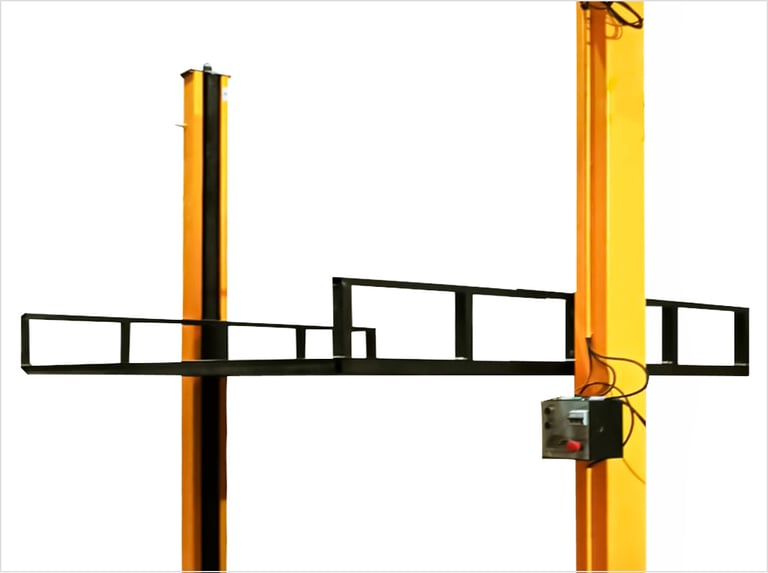 Elevador de Carga Monta Carga 1 tonelada 1000 Kg Elevador de Sacaria 2 - 4 metros JM Máquinas