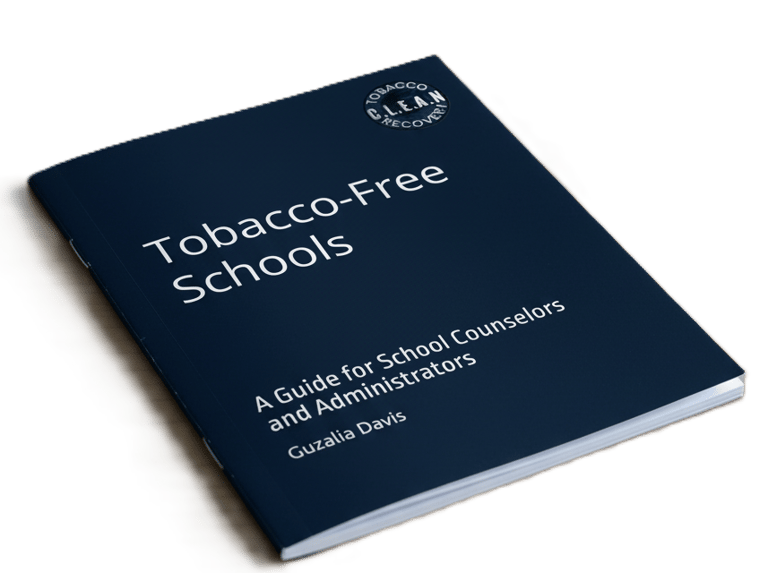 Tobacco-Free Schools guide for school counselors and administrators by Guzalia Davis.