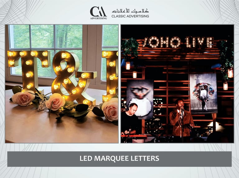 LED Marquee letters