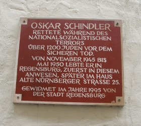 Gedenktafel für Oskar Schindler, Watmarkt.