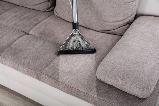 nettoyage canapé couleur gris par Le Roux Auto Clean