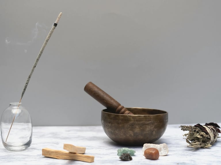 bol tibétain , sauge pour purifier son habitat à Nantes