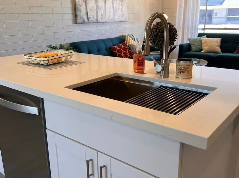 Kitchen sink and faucet install Sun City AZ