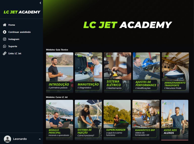 LC Jet Plataforma - Interna