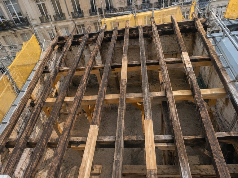 Renforcement d’une charpente ancienne