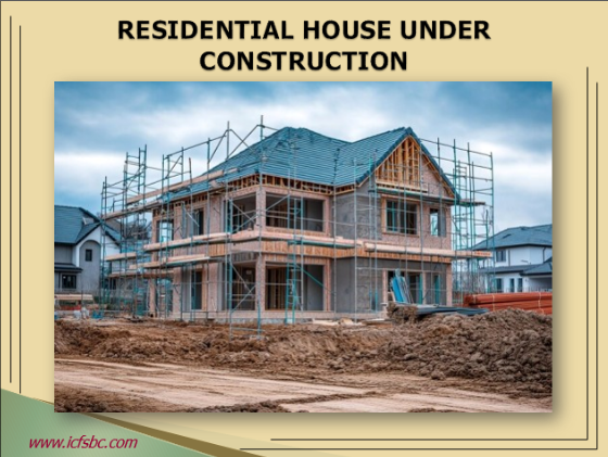 Residential House Under Construction