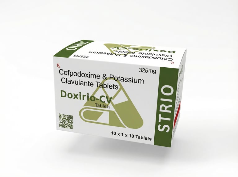 Doxirio-CV 325, Cefpodoxime tablets by Strio Healthcare