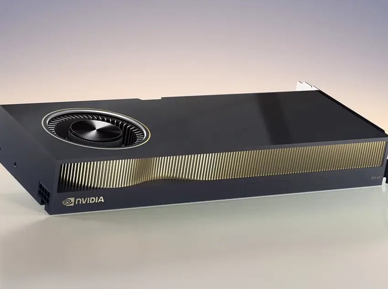 Macro del silicio con tecnología Multi-Chip Module de la serie RTX 6000 en MBTECNIC.