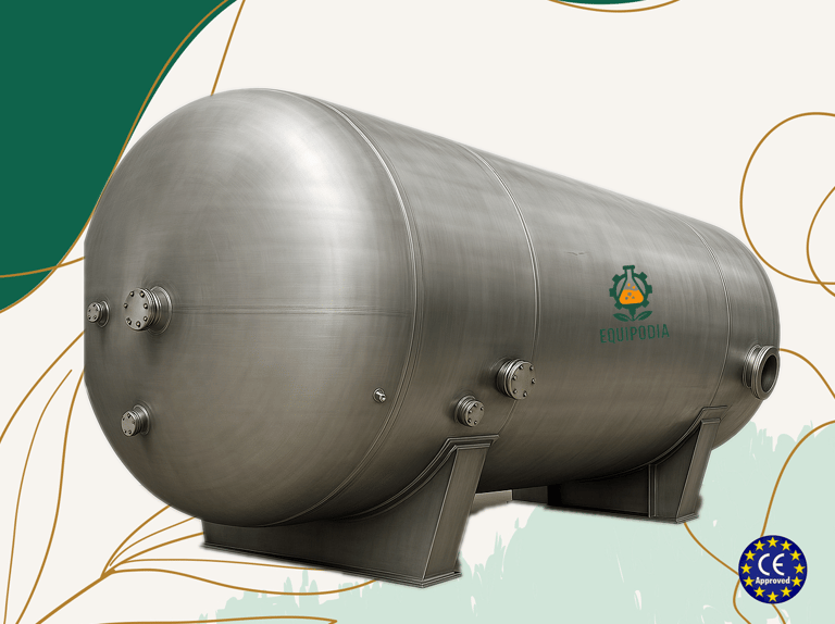 Stainless steel storage tanks horizontal