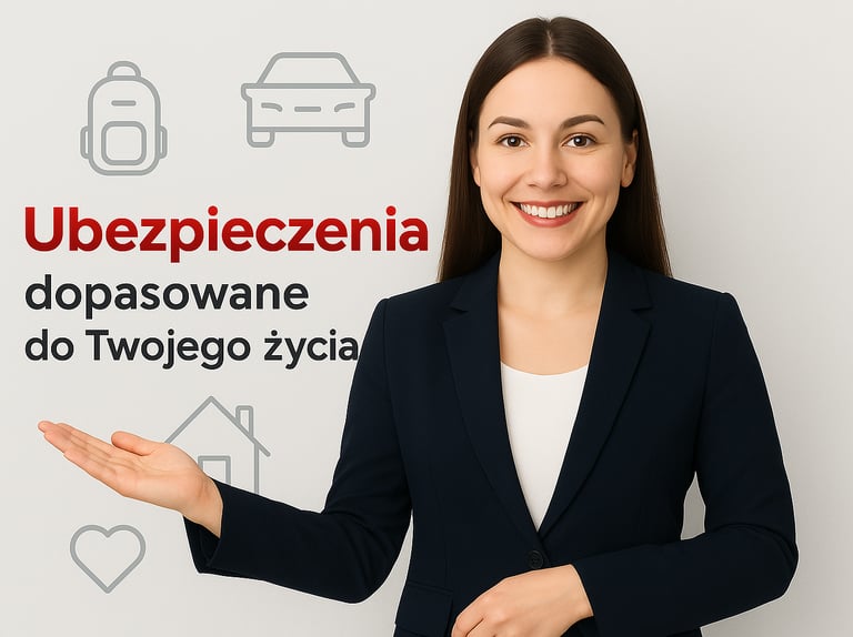 Konsultantka ubezpieczeniowa prezentująca ofertę Polskiego Doradztwa Ubezpieczeniowego ubezpieczen