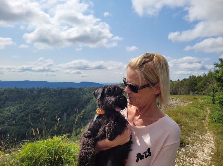Viky à la Combe d'Orvaz