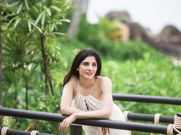 Individual portrait in Sunset Town guided by expert photographer