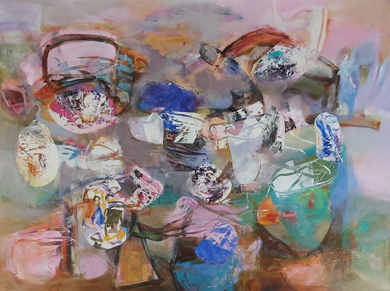 OUR FRAGILE WORLD - acrylic painting by Paulette Melanson